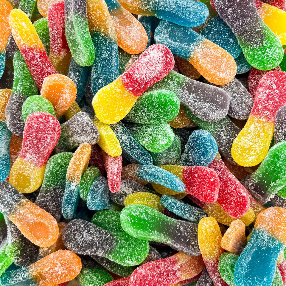 Mini langues de fruits acides 100g