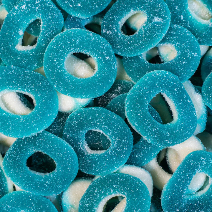 Anneaux framboises acides 100g