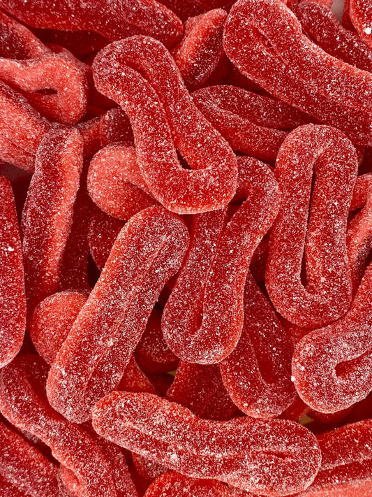 Anneaux fraises sucrés 100g