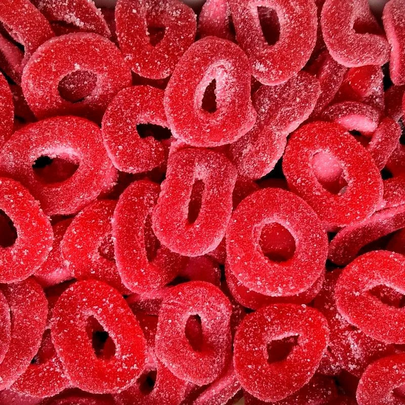 Anneaux fraises sucrés - Halal
