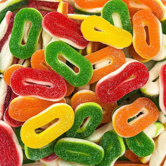 Anneaux assortis acides 100g